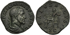 Massimino I (235-238), Sesterzio, Roma, ... 