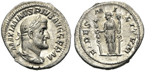 Massimino I (235-238), Denario, Roma, ... 