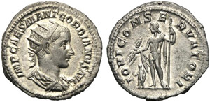 Gordiano III (238-244), Antoniniano, Roma, ... 