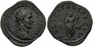 Traiano Decio (249-251), Doppio sesterzio, ... 
