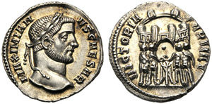 Galerius Maximianus, as Caesar (Diocletian, ... 