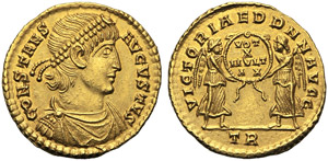 Constans (337-350), Solidus, Treveri, AD ... 
