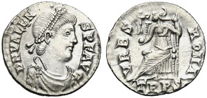 Valens (364-378), Siliqua, Treveri, c. AD ... 