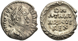 Ostrogoths, Athalaric (526-534), Quarter of ... 