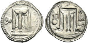 Bruttium, Statere, Crotone, c. 500-480 a.C.; ... 