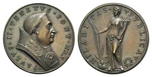 Papal, Paolo II (1464-1471). Æ Medal, 19th ... 