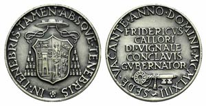 Papal, Sede Vacante 1963. AR Medal (32mm, ... 