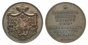 Papal, Sede Vacante 1963. Æ Medal (29mm, ... 
