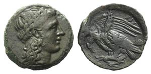 Sicily, Akragas, c. 275-240 BC. Æ (19mm, ... 
