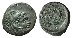 Kings of Thrace, Lysimachos (305-281 BC). Æ ... 