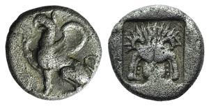 Thrace, Abdera, c. 475-450 BC. AR Triobol ... 