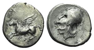 Corinth, c. 375-300 BC. AR Stater (23mm, ... 