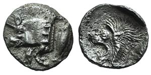 Mysia, Kyzikos, c. 450-400 BC. AR Obol ... 