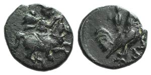 Troas, Dardanos, 4th century BC. Æ (10mm, ... 