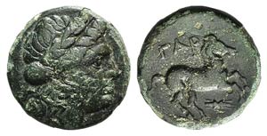 Troas, Gargara, 4th century BC.  Æ (17mm, ... 