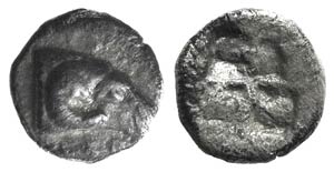 Troas, Kebren, 5th century BC. AR Hemiobol ... 