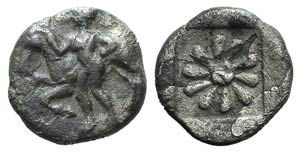 Ionia, Erythrai, c. 480-450 BC. AR Obol ... 