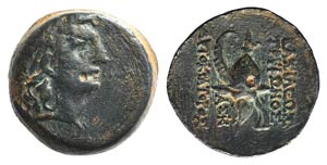 Seleukid Kings, Tryphon (c. 142-138 BC). Æ ... 