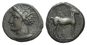 Carthage, c. 400-350 BC. Æ (16mm, 2.48g, ... 