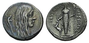 L. Hostilius Saserna, Rome, 48 BC. AR ... 