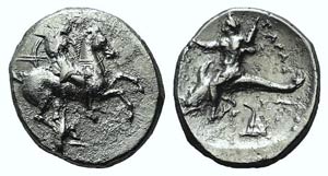 Southern Apulia, Tarentum, c. 290-281 BC. AR ... 