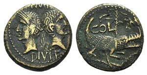 Augustus and Agrippa (27 BC-AD 14). Gaul, ... 