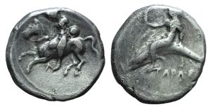 Southern Apulia, Tarentum, c. 400-390 BC. AR ... 
