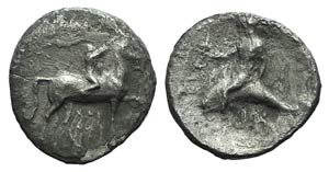 Southern Apulia, Tarentum, c. 280 BC. AR ... 
