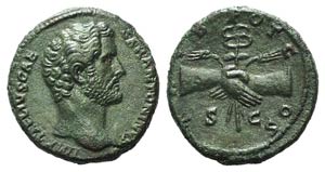 Antoninus Pius (Caesar, AD 138). Æ As ... 