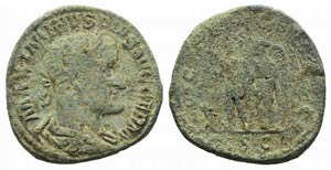 Maximinus I (235-238). Æ Sestertius (30mm, ... 