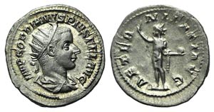 Gordian III (238-244). AR Denarius (24mm, ... 