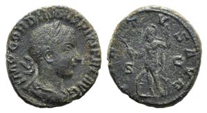 Gordian III (238-244). Æ As (23mm, 8.17g, ... 