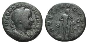 Gordian III (238-244). Æ As (23mm, 7.89g, ... 