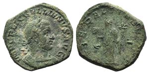 Gallienus (253-268). Æ Sestertius (29mm, ... 