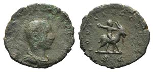 Valerian II (Caesar, 255-258). Æ Sestertius ... 