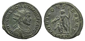 Diocletian (284-305). Radiate (23mm, 3.60g, ... 