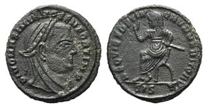 Divus Maximianus (died AD 310). Æ Half ... 