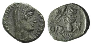 Divus Constantine I (died 337). Æ (12mm, ... 