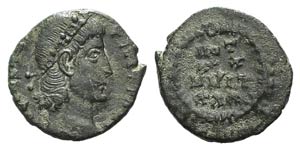 Constantius II (Caesar, 324-337). Æ (13mm, ... 