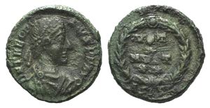 Theodosius I (379-395). Æ (13mm, 1.71g, ... 