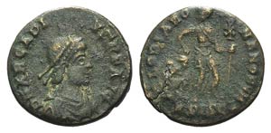 Arcadius (383-408). Æ (16mm, 2.41g, 12h). ... 