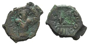Constans II (641-668). Æ 40 Nummi (20mm, ... 
