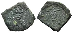 Constans II (641-668). Æ 40 Nummi (27mm, ... 