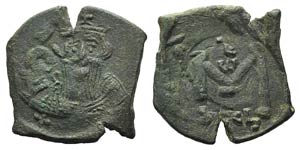 Constans II (641-668). Æ 40 Nummi (29mm, ... 