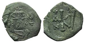 Constans II (641-668). Æ 20 Nummi (23mm, ... 