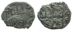 Constantine V (741-775). Æ 40 Nummi (19mm, ... 