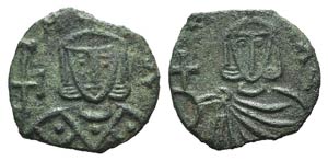 Michael I (811-813). Æ 40 Nummi (18mm, ... 