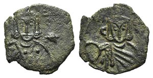 Leo V and Constantine (813-820). Æ 40 Nummi ... 