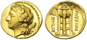Sicily, Tauromenion, Tetradrachm, c. 275-210 ... 