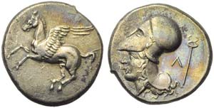 Akarnania, Leukas, Stater, c. 435-380 BC; AR ... 